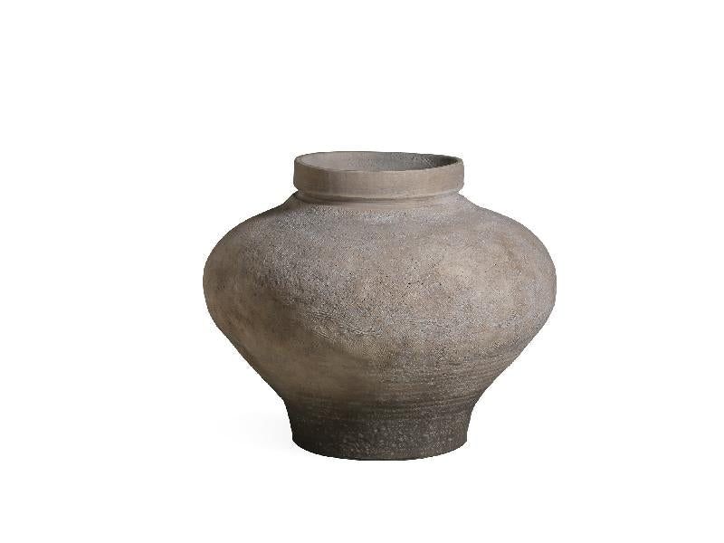 Michle Beige Fibercement Vintage Pot S 61x77.5x77.5 cm