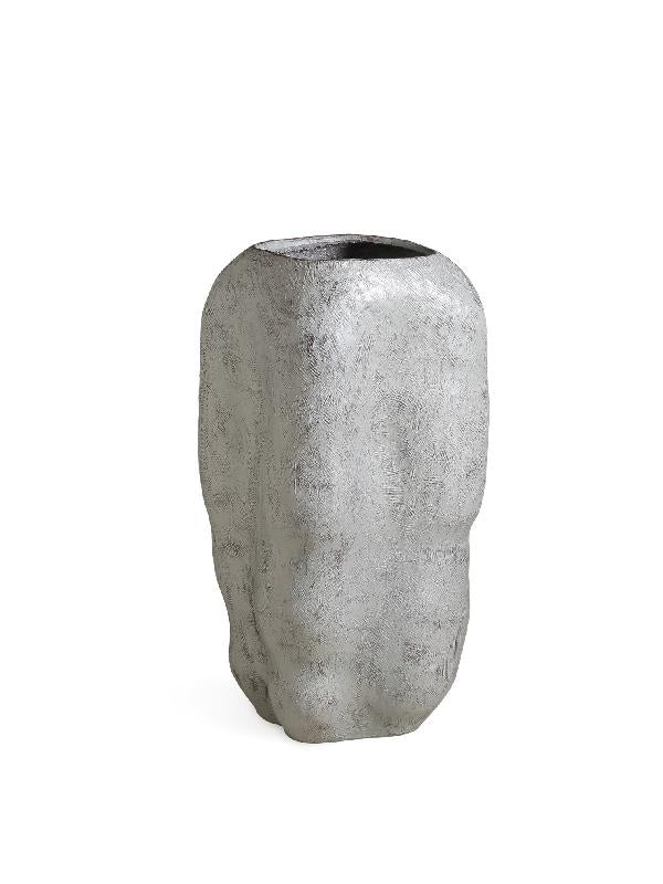 Velissa Witte Fiberbeton Pot Onregelmatige Vorm Set van 4 Stuks 93x46.5x45 cm