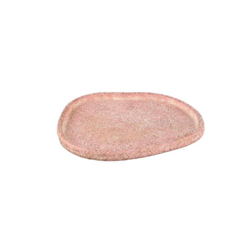 Killeen Roze Organisch Gevormde Cementschaal S - Set van 12 2x29x26 cm
