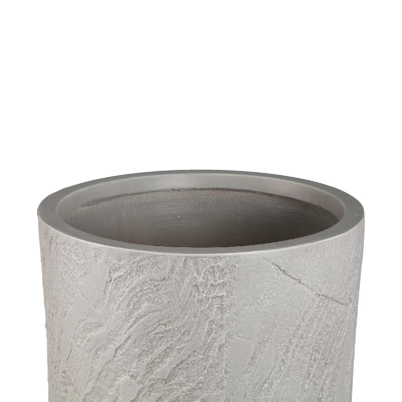 Berwin Beige Fiber Cement Rock Pot Set Van 3 High 78.5x44x44 cm