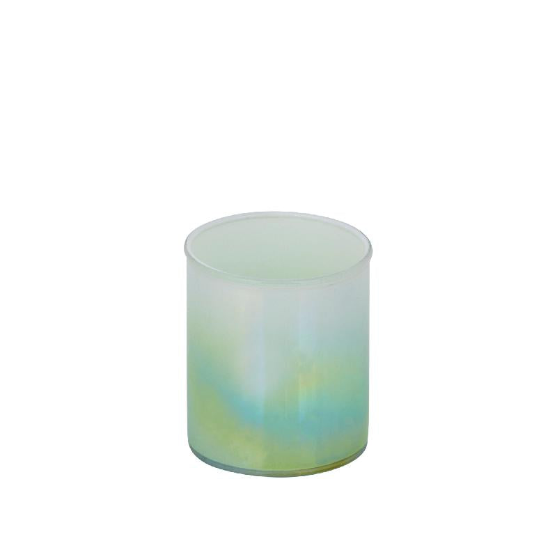 Darcy Mint Groen Rond Glazen Theelicht Set van 12 Stuks 7x7.5x7.5 cm