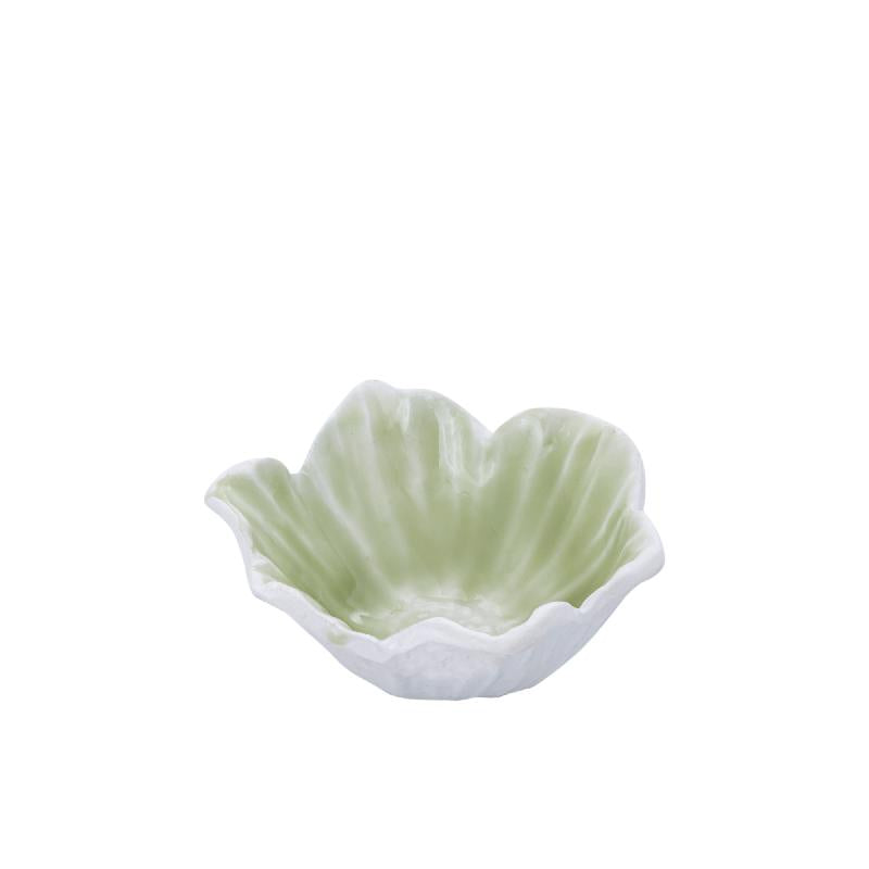 Wonda Mint Groen Gietaluminium Bloemvormige Schaal S Set van 8 4x12x12 cm