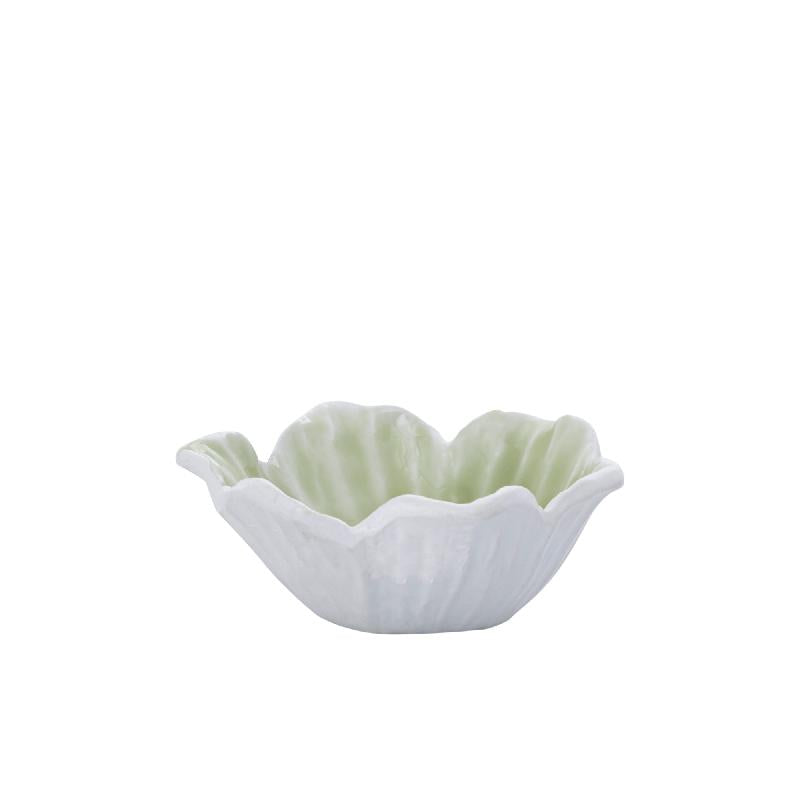 Wonda Mint Groen Gietaluminium Bloemvormige Schaal S Set van 8 4x12x12 cm