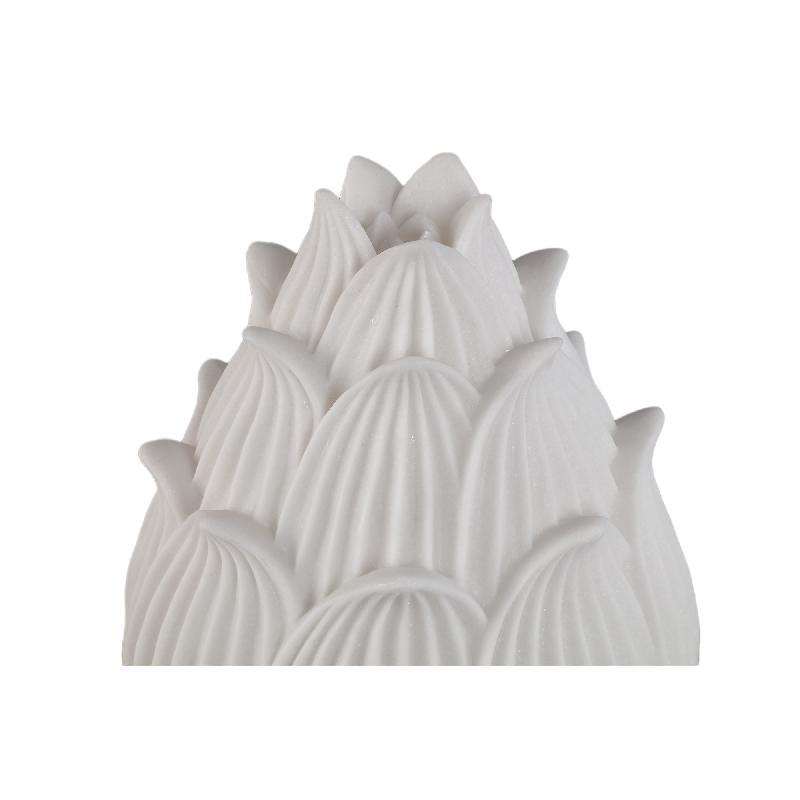 Aveda Witte Lotus Poly Led-lamp Oplaadbaar Hoog 34.5x26.5x26.5 cm