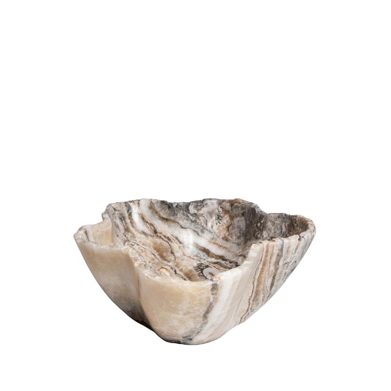 Brooker Natural Onyx Lapis Golvende Schaal 12x45x35 cm