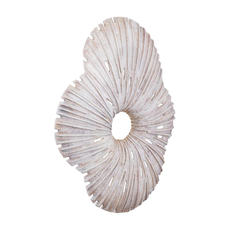Vija Beige Gietaluminium Organisch Open Wandpaneel L 72x58x7 cm