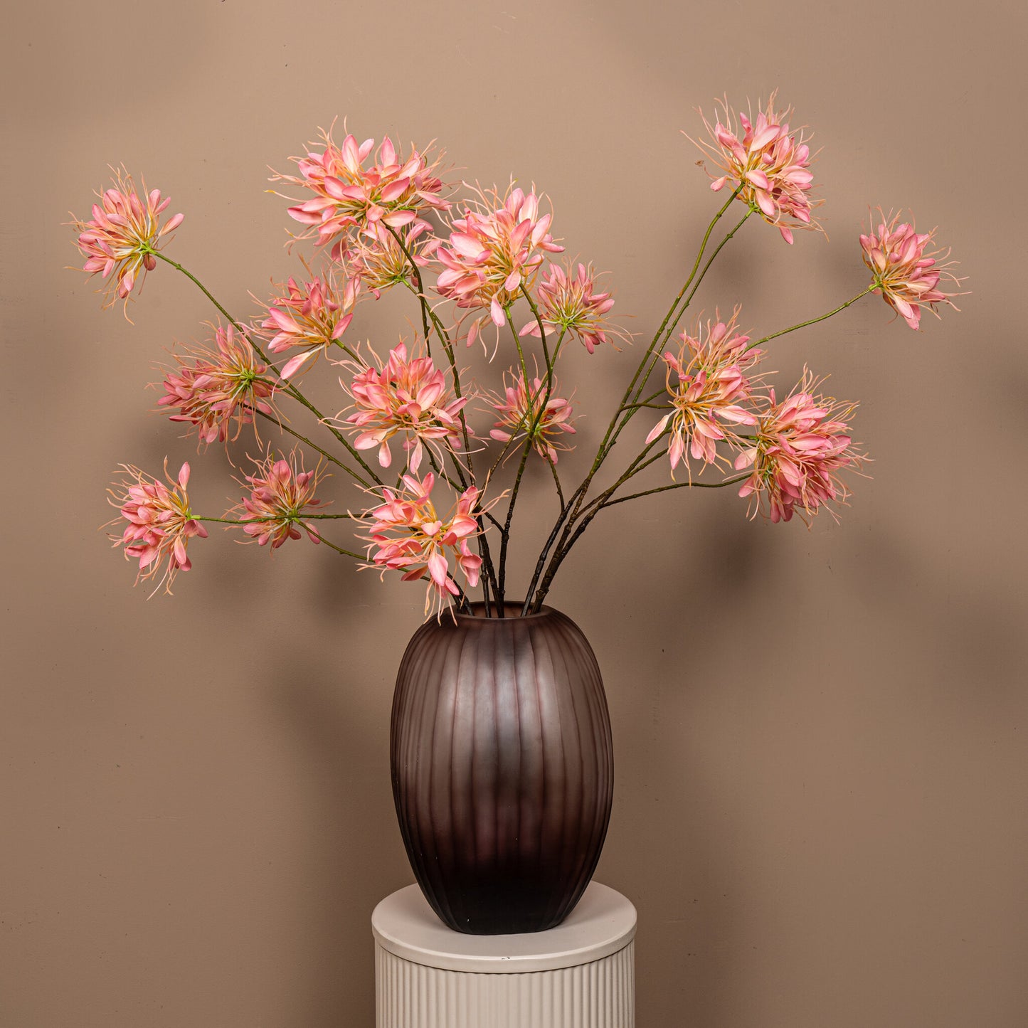 Garden Flower Roze Spinnenbloem Spray - Set van 12 94x50x26 cm