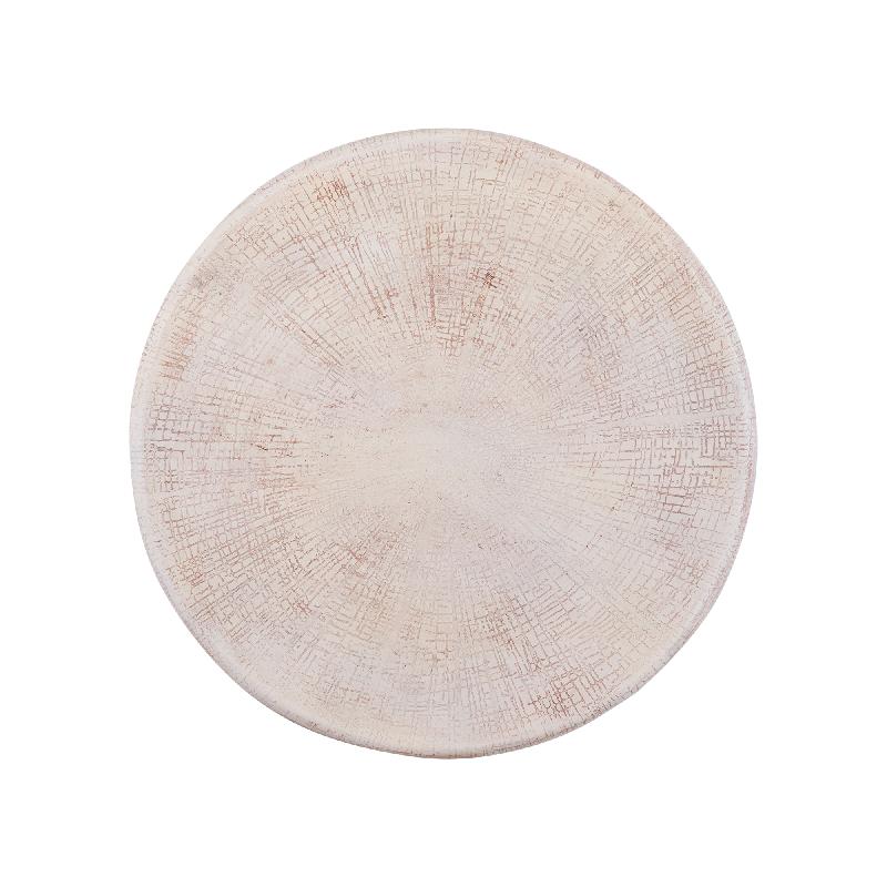 Raizo Beige Aluminium Wandpaneel Rond S 61x61x2.5 cm