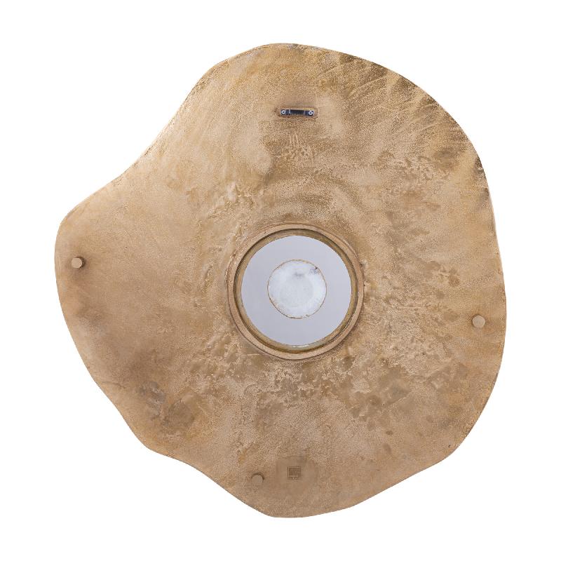 Rella Beige Gietaluminium Wandpaneel Middensteen L 89x87x2 cm