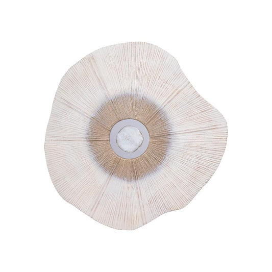 Rella Beige Gietaluminium Wandpaneel Middensteen S 59x60x2 cm