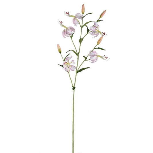 Lily Flower Roze Lelie Spray Set van 8 Stuks 117x49x31 cm