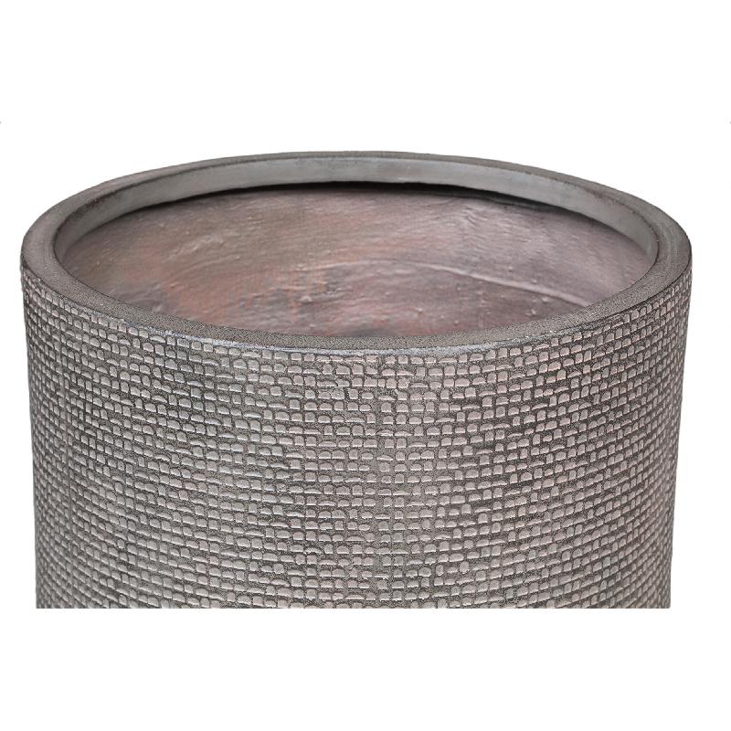 Rylon Bruine GRC Pattern Pot Rond Set van 4 95x60x60 cm