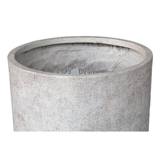 Salah Beige Keramische Pot Rond Hoog 100x55x55 cm