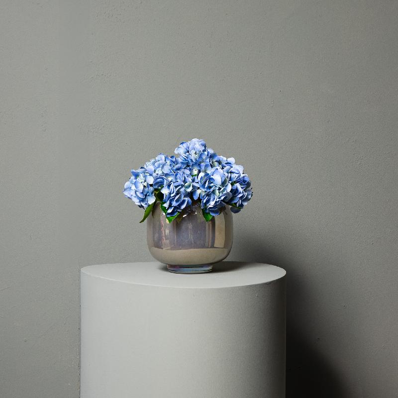 Hydrangea Bloem Blauwe Hydrangea Tak - Set van 12 33x16x21 cm