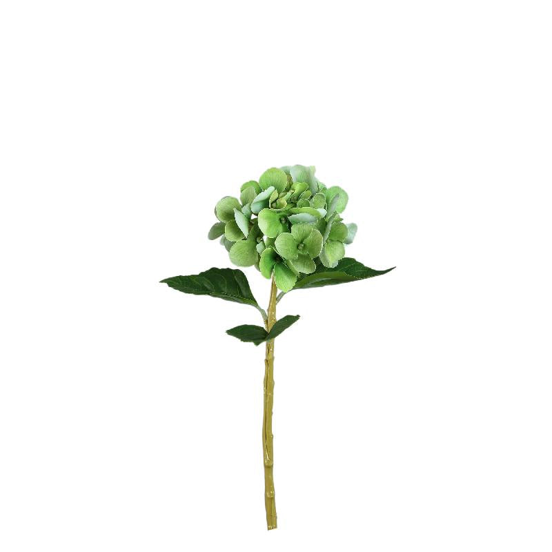 Hydrangea Flower Groene Hortensia Tak - Set van 12 33x16x21 cm