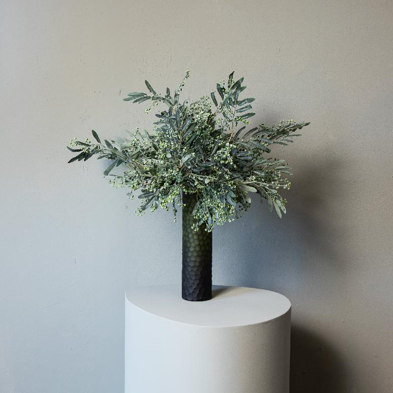 Leaves Plant Donkergroene Eucalyptus Spray Set van 12 Stuks 70x48x36 cm