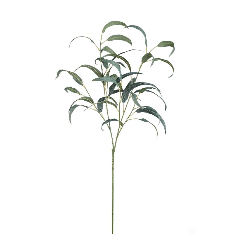 Leaves Plant Donkergroen Lang Eucalyptus Spray Set van 12 Stuks 93x50x33 cm