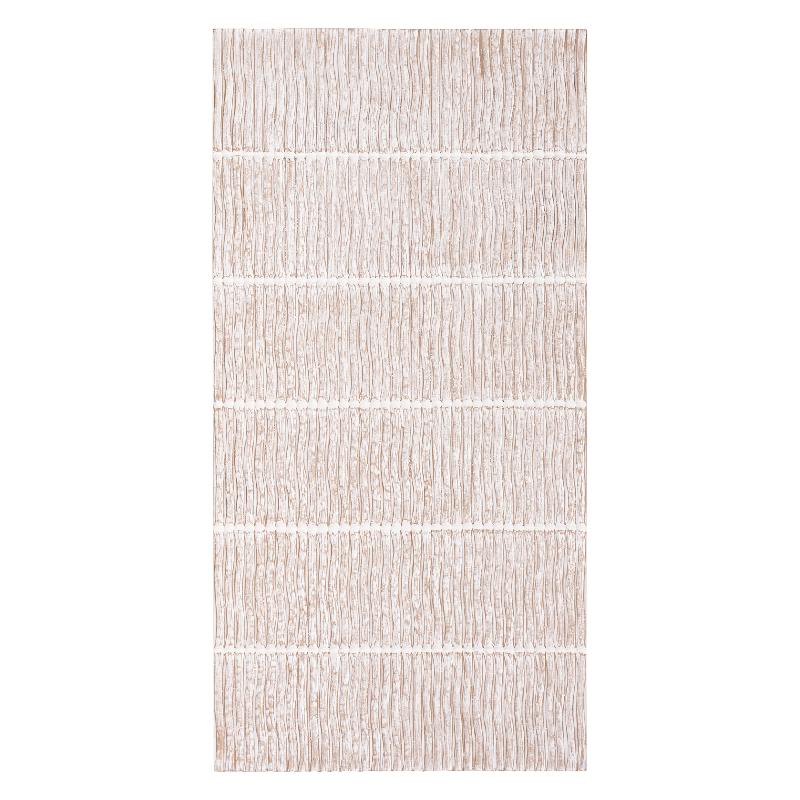Seline Witte MDF Golvende Streep Laag Wandpaneel L 180x90x3.4 cm