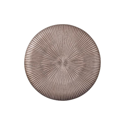 Toran Bronzen MDF Wandpaneel Dik Rond Streep S 60x60x3.5 cm