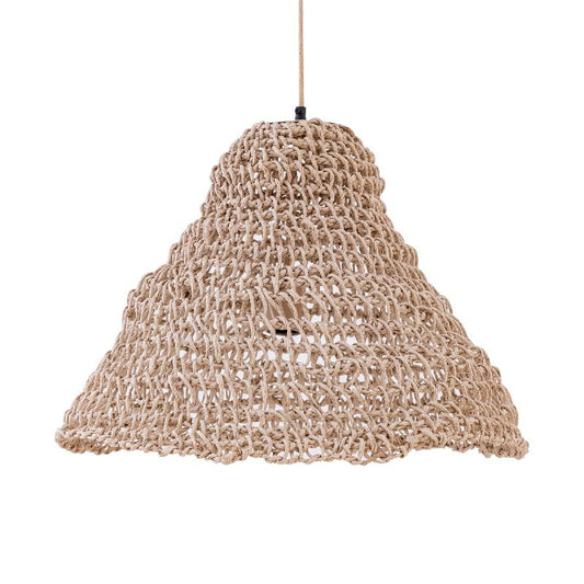Dayo Natuurlijke Papieren Touw Hanglamp Open Rond 44x58x58 cm