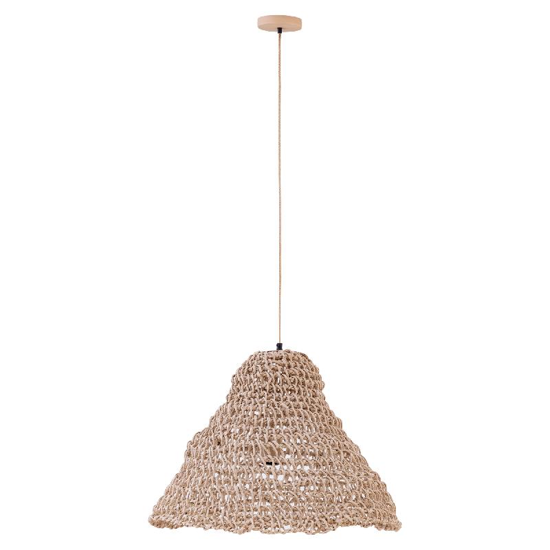 Dayo Natuurlijke Papieren Touw Hanglamp Open Rond 44x58x58 cm