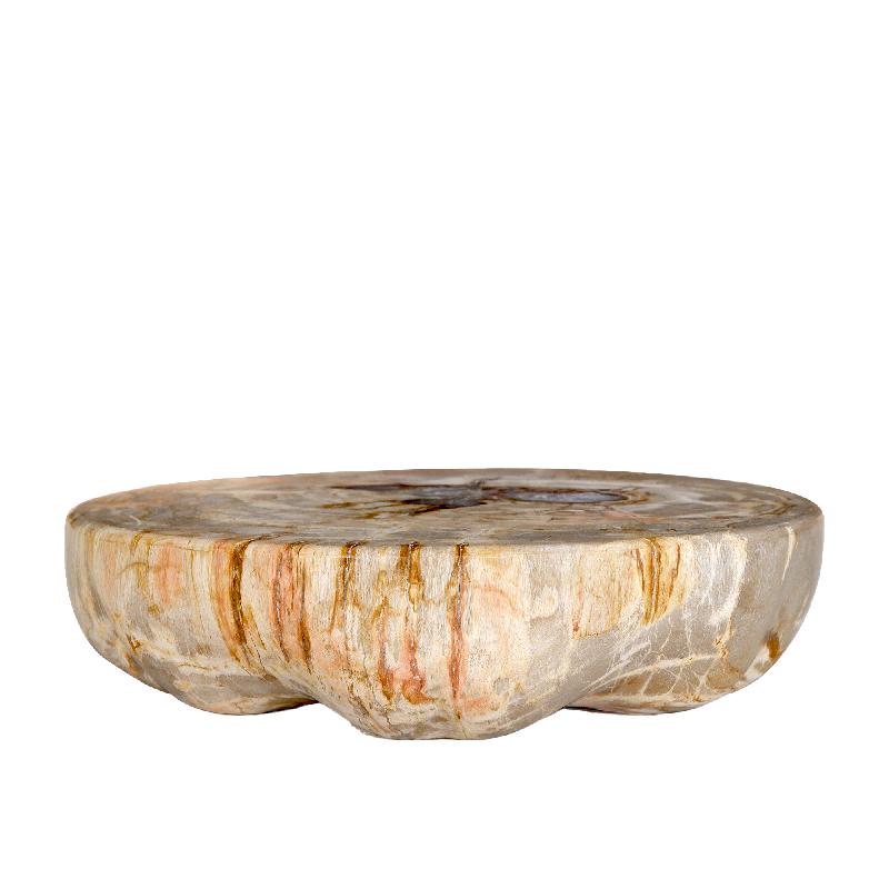 Bethe Natuurlijke Versteende Hout Halve Bol Display L 9x35x35 cm