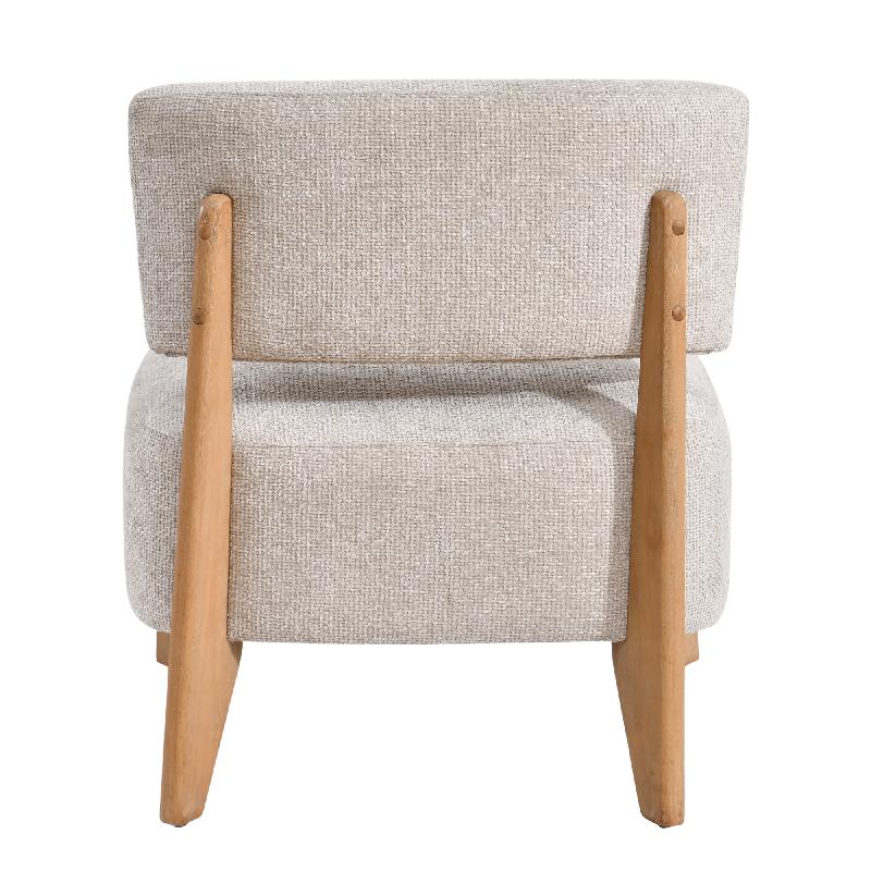 Vale Fauteuil Legacy 15 Dove Rubberhout 75x73x66.5 cm