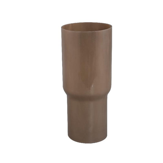 Ranzel Taupe Ronde Glazen Vaas Set van 4 Stuks 35x15x15 cm
