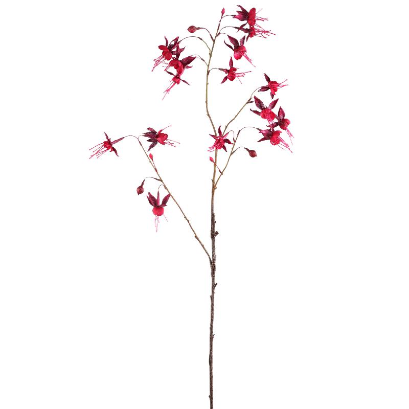 Garden Flower Felroze Bloemenspray - Set van 12 97x35x35 cm