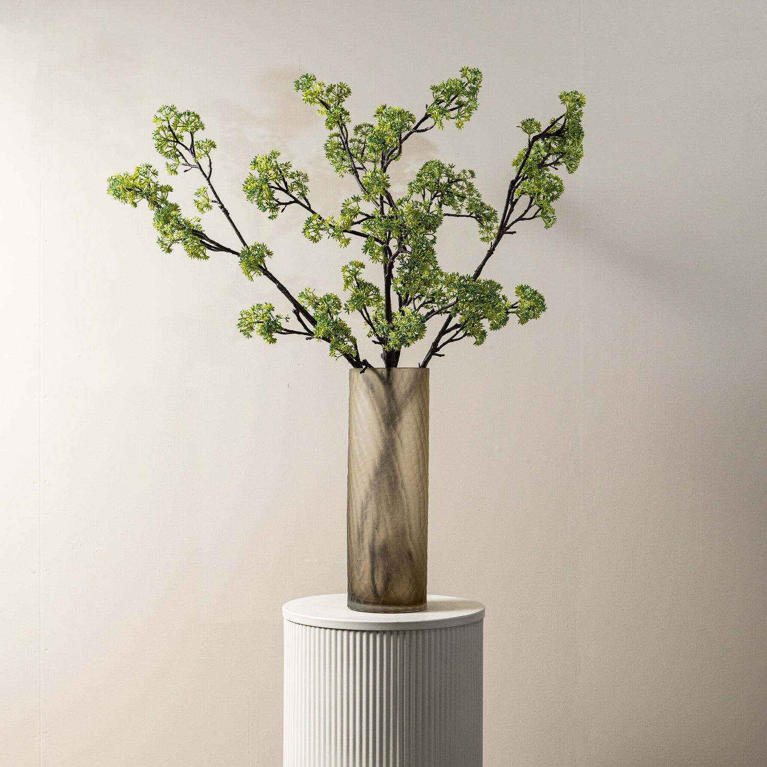 Twig Plant Groene Kornoelje Spray Set van 6 Stuks 110x45x8 cm