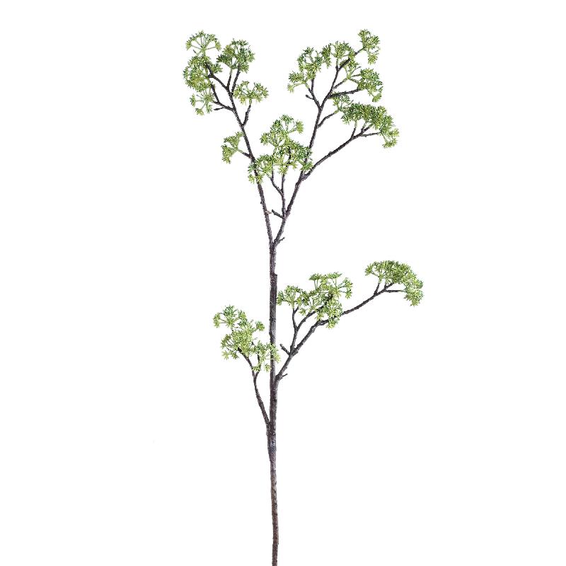Twig Plant Groene Kornoelje Spray Set van 6 Stuks 110x45x8 cm