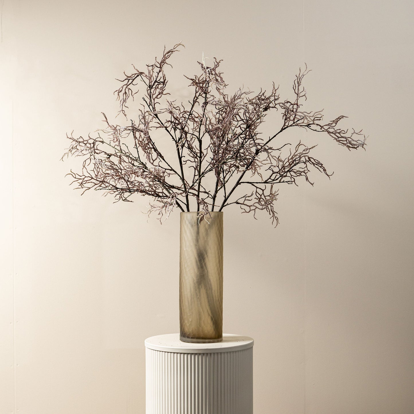 Twig Plant Paarse Coral Spray Set van 12 Stuks 108x38x8 cm