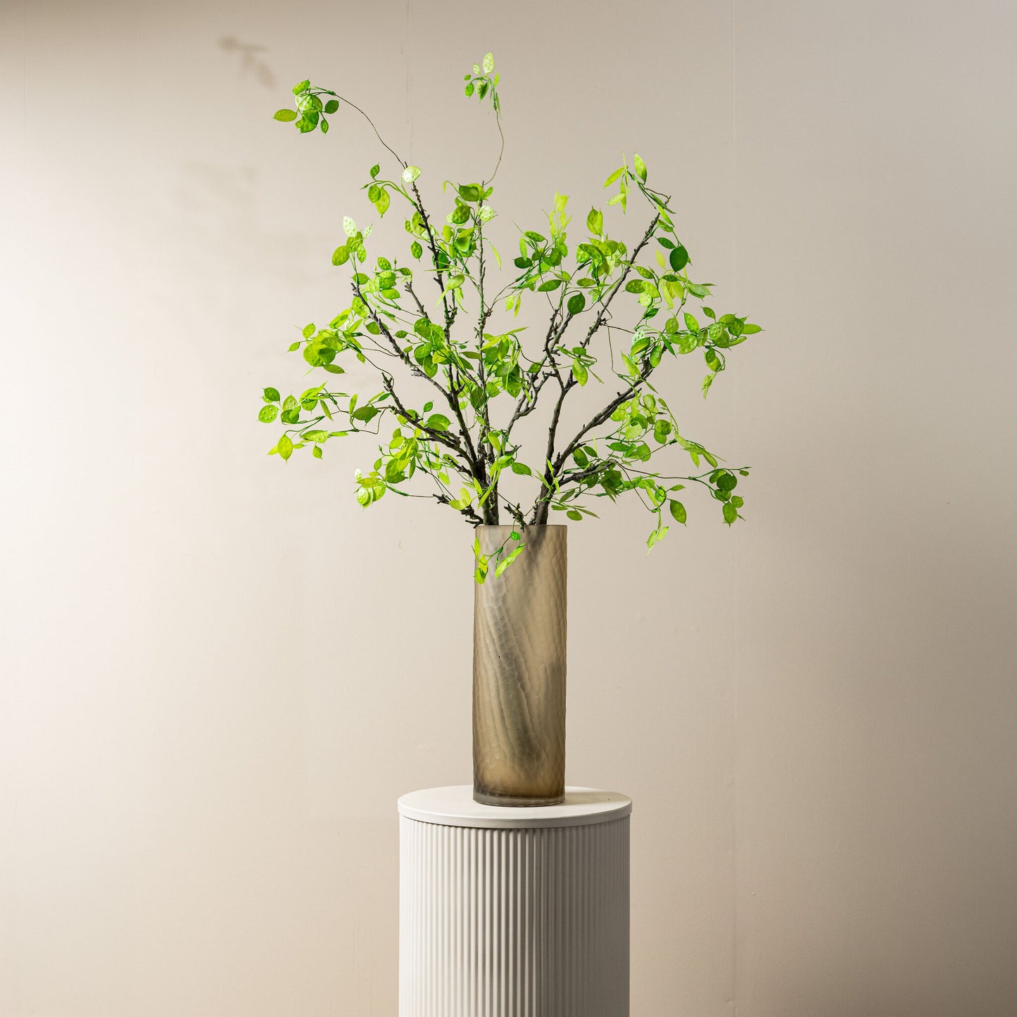 Leaves Plant Groen Kunstplant Spray Set van 6 Stuks 120x36x8 cm