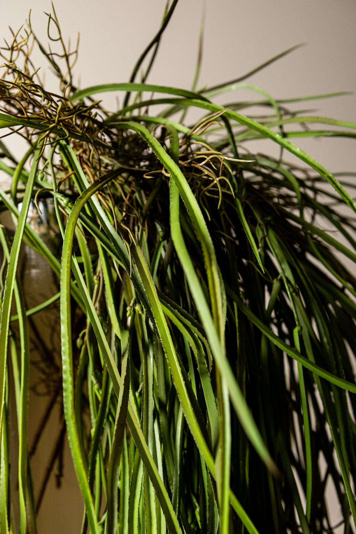 Leaves Plant Groen Gras Hangende Spray - Set van 12 134x115x35 cm