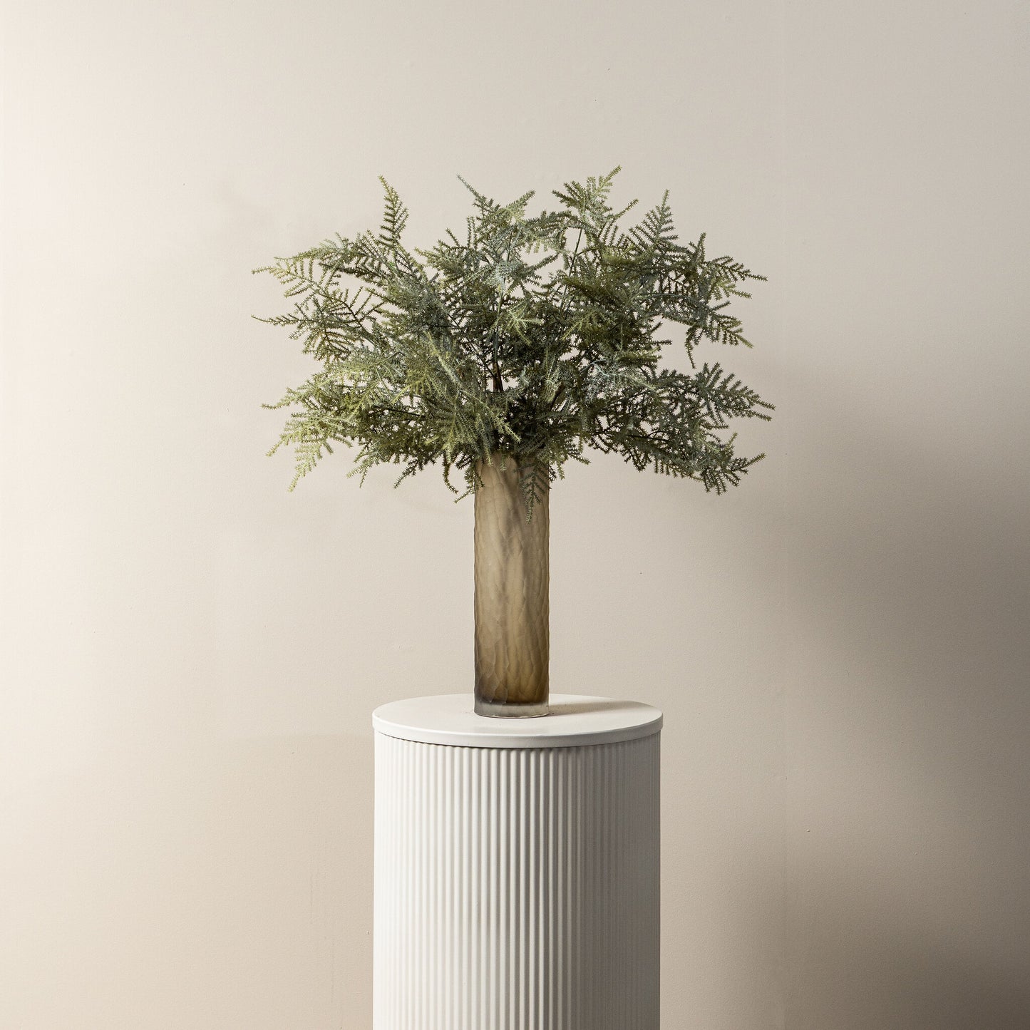 Fern Plant Donkergroen Asperge Fern Spray - Set van 12 75x45x30 cm