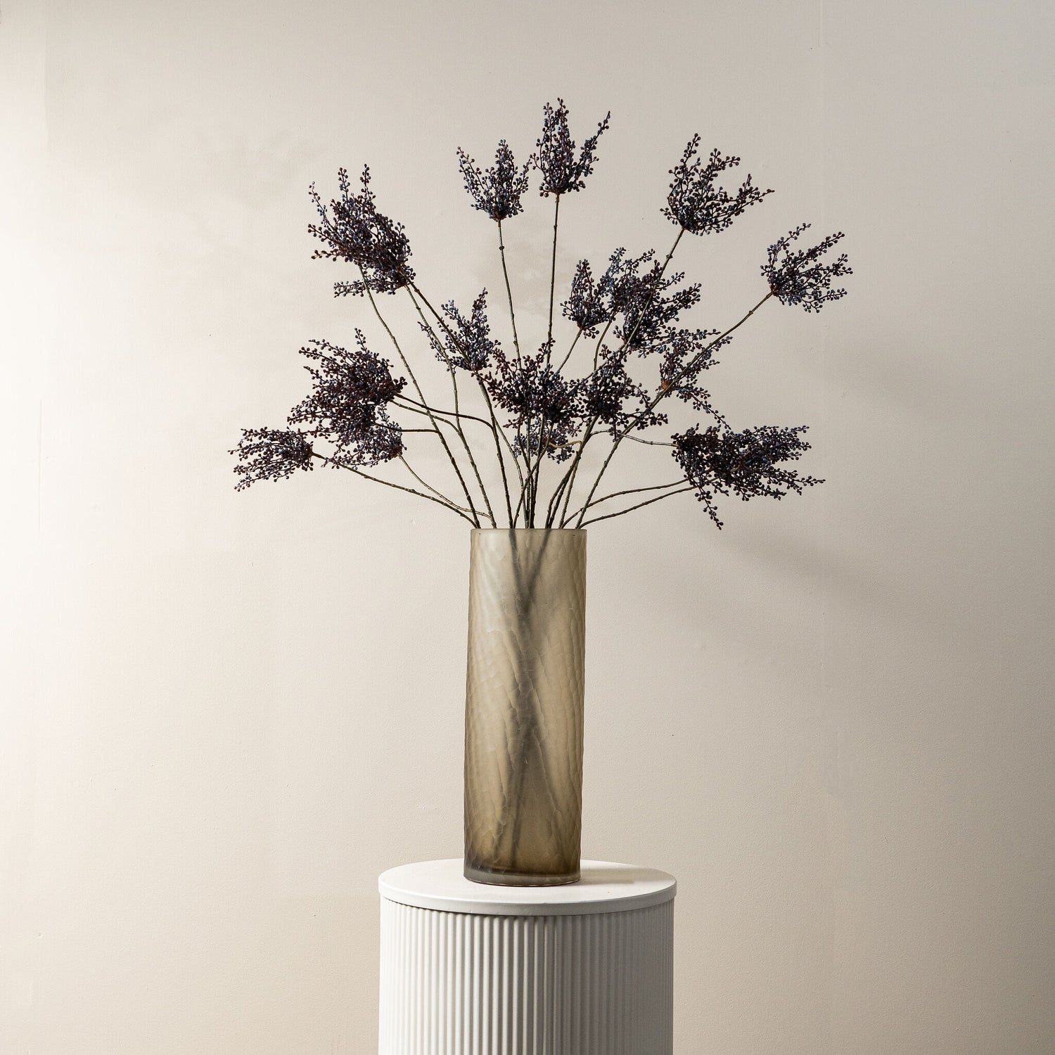 Berry Plant Bourgondische Bessen Spray - Set van 12 98x54x25 cm