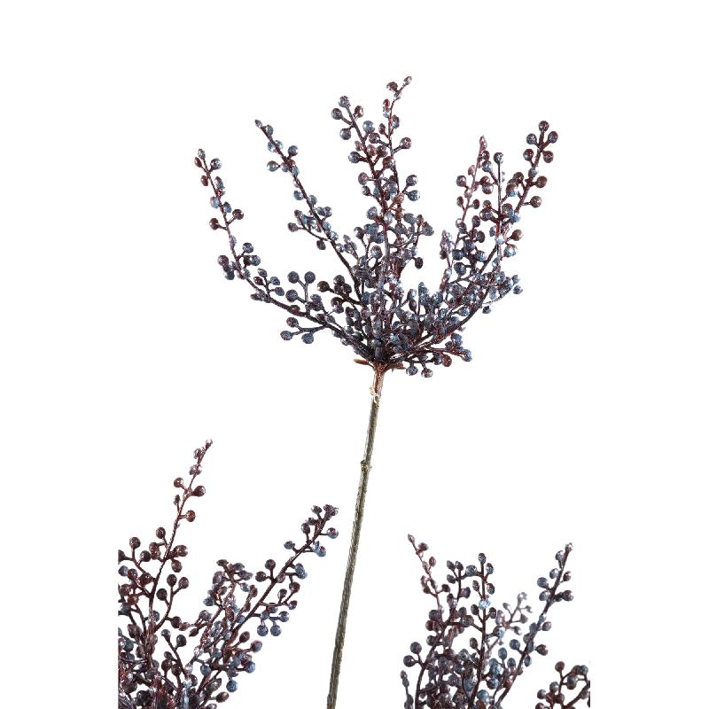 Berry Plant Bourgondische Bessen Spray - Set van 12 98x54x25 cm