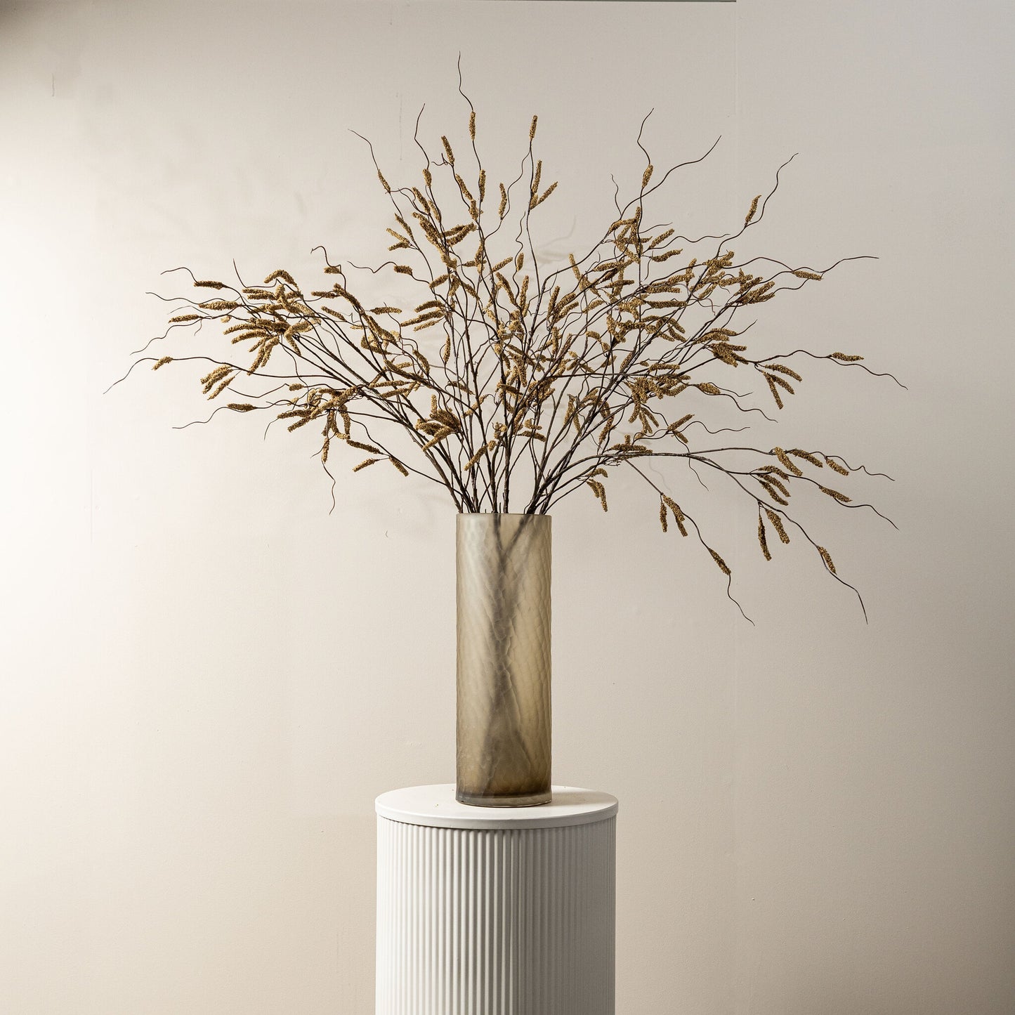Twig Plant Lichtbruin Amaranthus Spray - Set van 6 121x62x40 cm