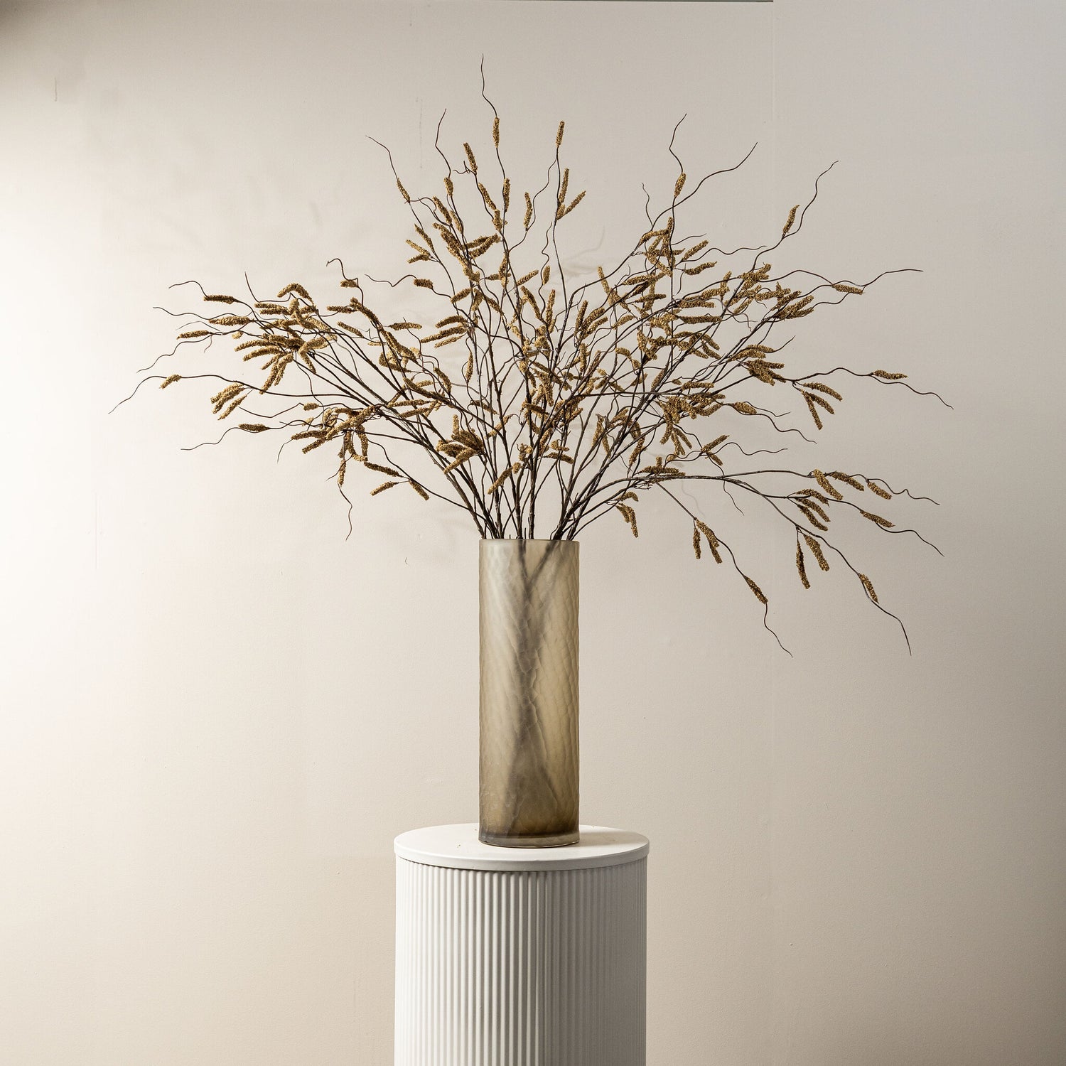 Twig Plant Lichtbruin Amaranthus Spray - Set van 6 121x62x40 cm