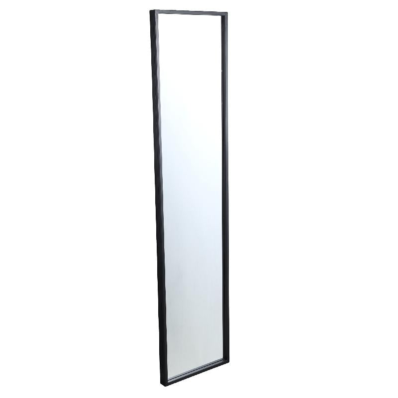 Gracy Zwarte Ijzeren Rechthoekige Spiegel Helder 170x40x5 cm