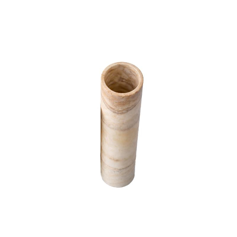 Lakira Wit Onyx Hoog Windlicht L 50x12x12 cm