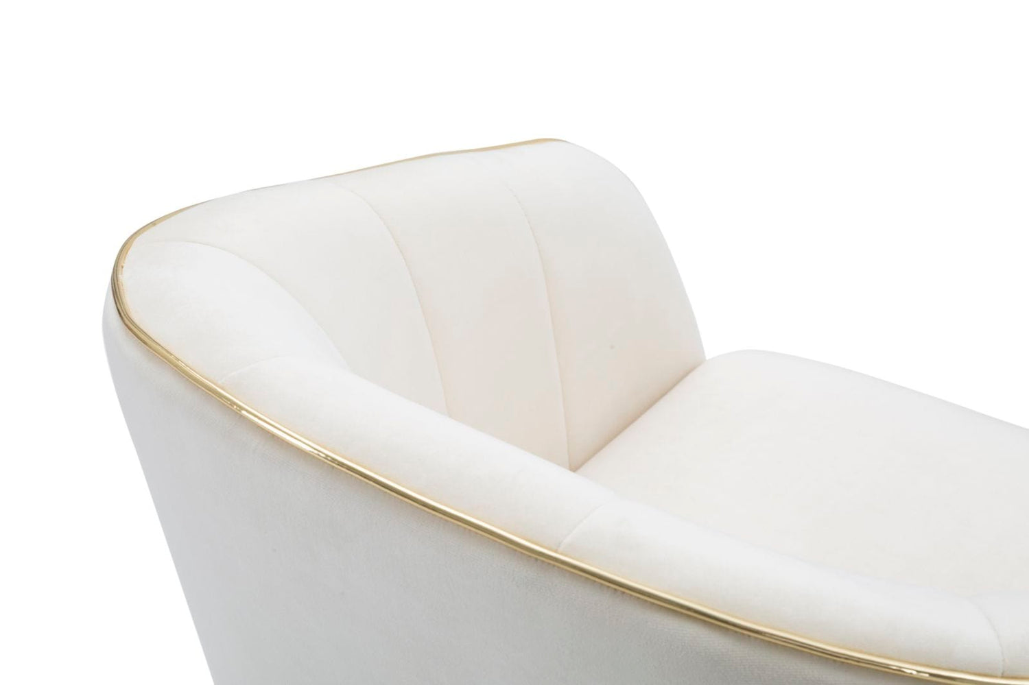 Mauro Ferretti ARMCHAIR PARIS CREMA/GOLD CM 62X58X78