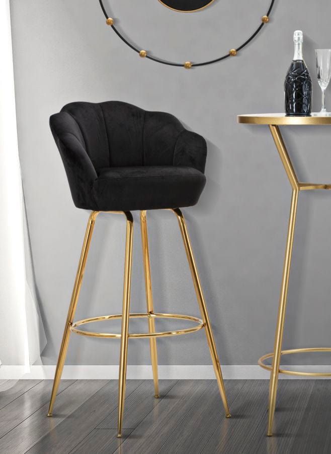 Mauro Ferretti BAR STOOL BAR VIENNA NERO CM 55X53X110