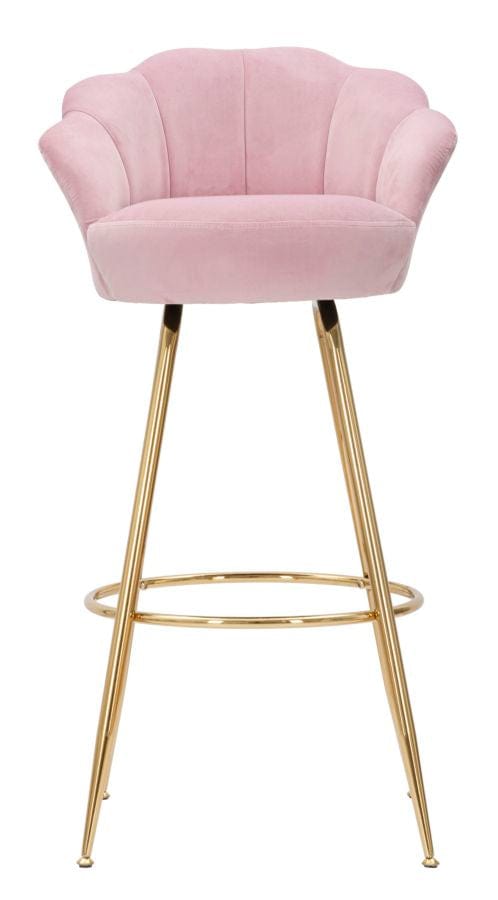 Mauro Ferretti BAR STOOL BAR VIENNA ROSA CM 55X53X110