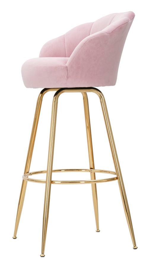 Mauro Ferretti BAR STOOL BAR VIENNA ROSA CM 55X53X110