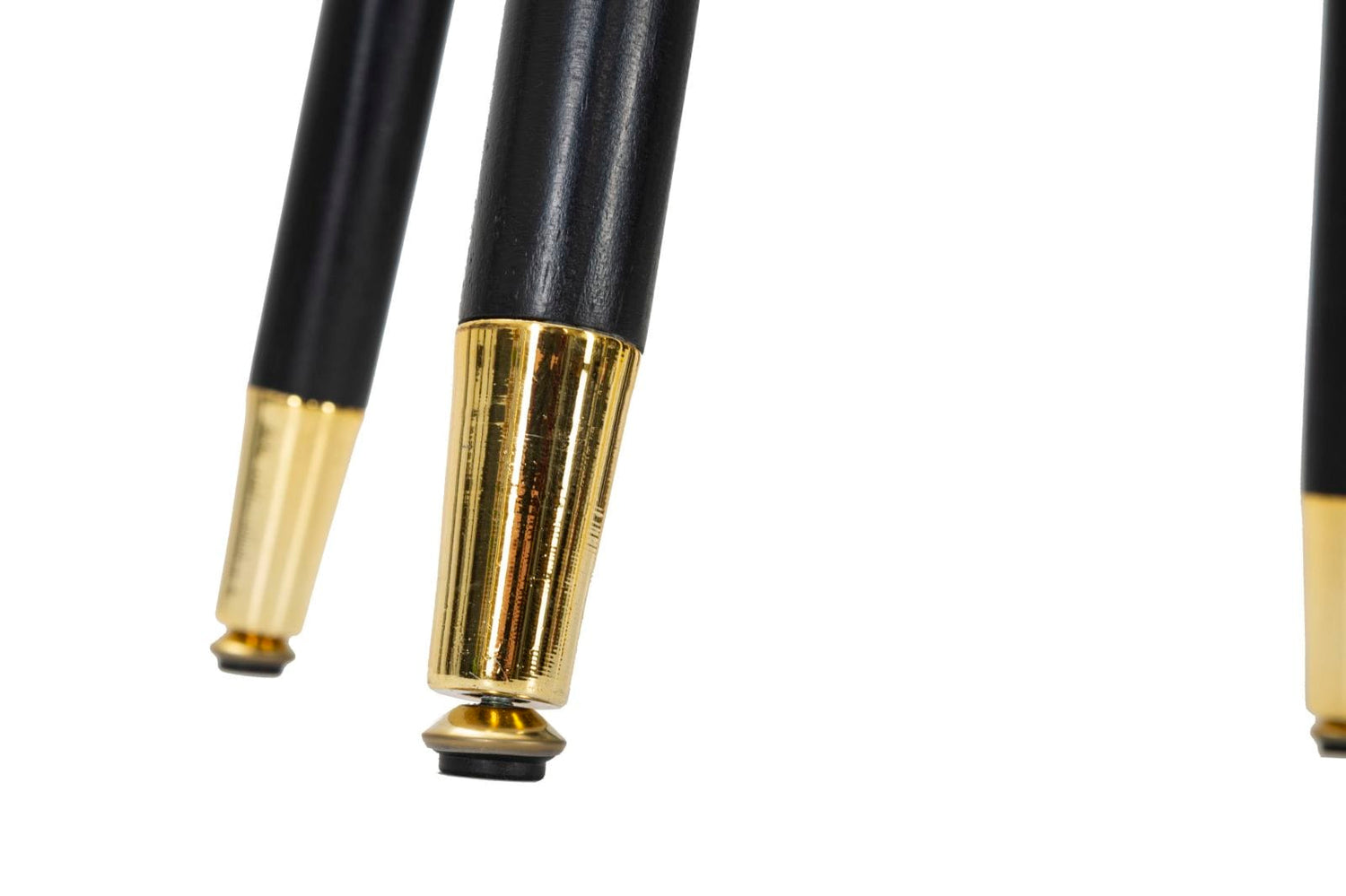 Mauro Ferretti BAR STOOL PARIS NERO/GOLD CM Ø 35X74