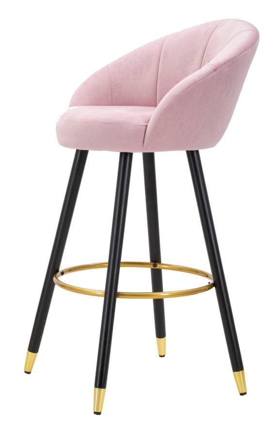 Mauro Ferretti BAR STOOL PRAGUE ROSA CM 55X56X104