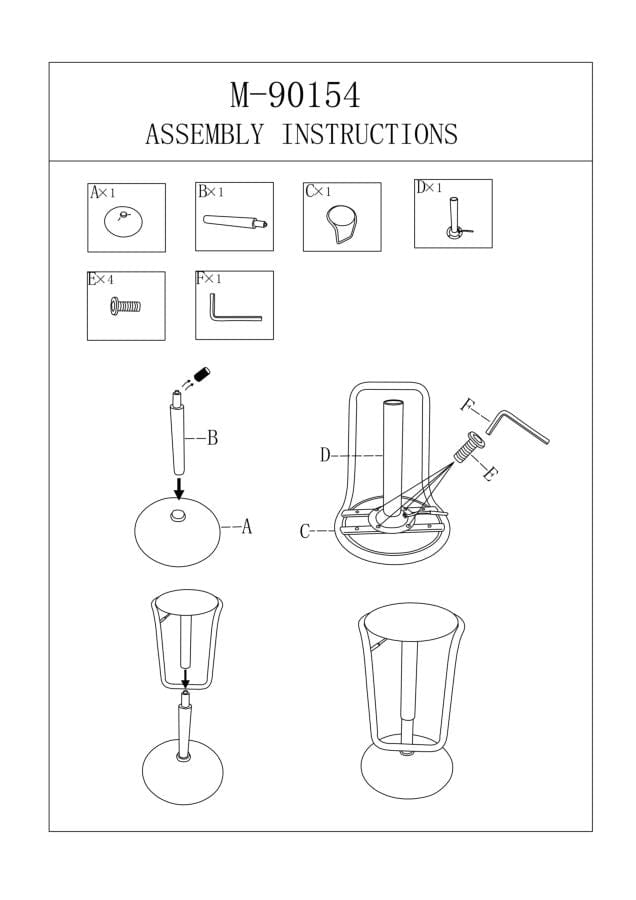 Mauro Ferretti BAR STOOL WITH LIFT DESTINY NAVY CM Ø 41X61-83