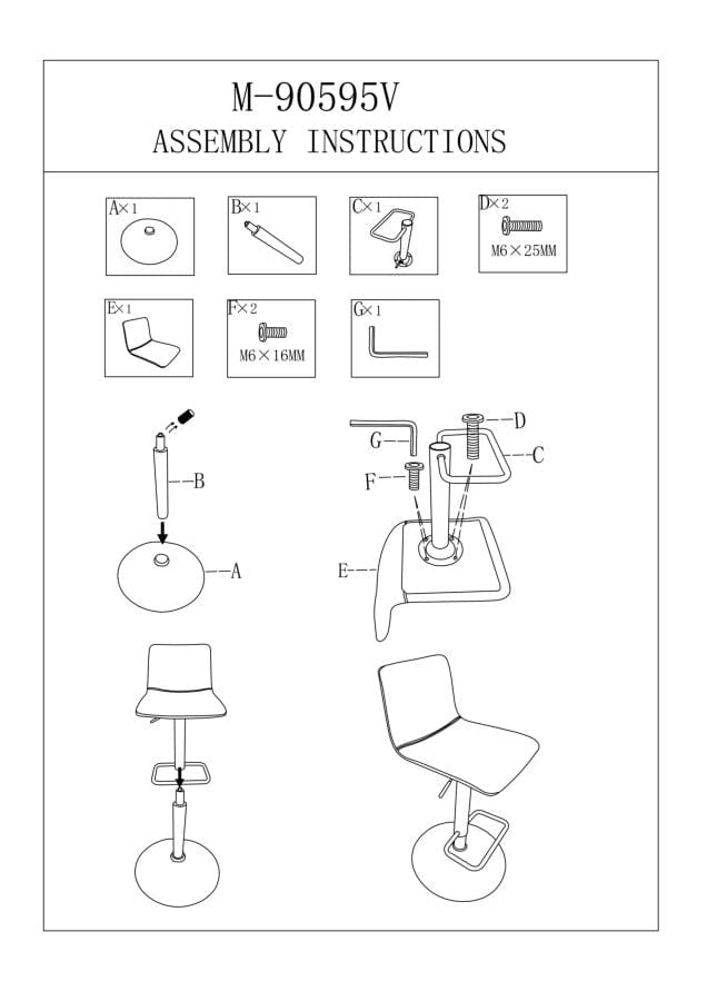 Mauro Ferretti BAR STOOL WITH LIFT HIGH NAVY CM 43X49,5X85,5-107(SEAT CM 61-82,5)