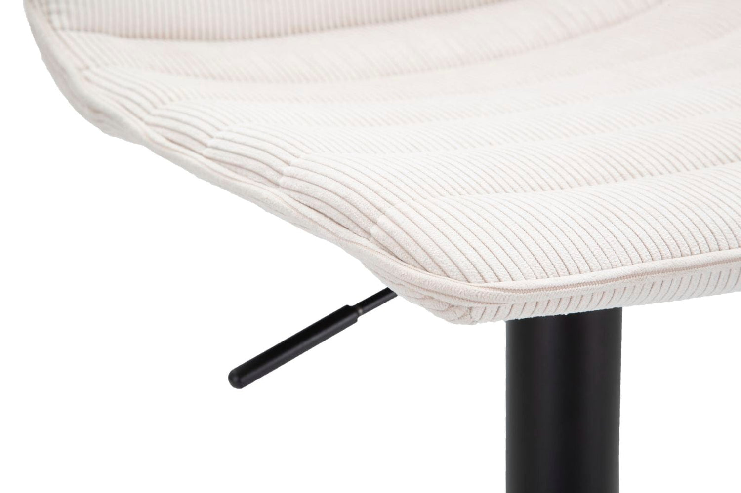 Mauro Ferretti BAR STOOL WITH LIFT HIGH WHITE CM 43X49,5X85,5-107(SEAT CM 61-82,5)